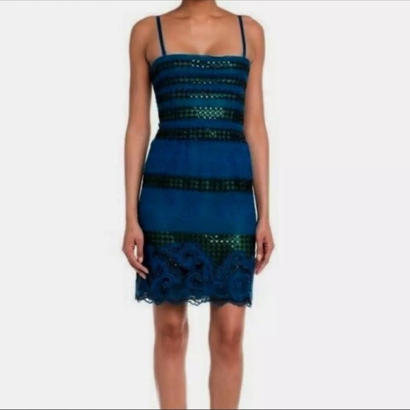 NWT BCBGMaxAzria Manuela Sequin Strapless Convertible Cocktail Dress XXS - Picture 3 of 15